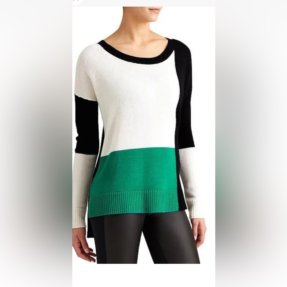 Derek lam for Athleta color lock cashmere sweater. NWT‎ . Retail 228